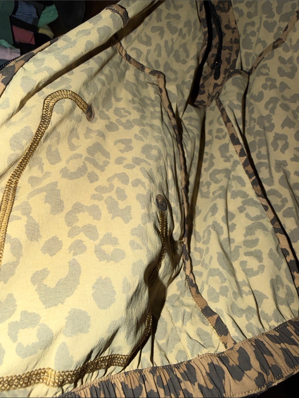 Lululemon Leopard Print Hooded Jacket - Brown - Picture 4 of 5
